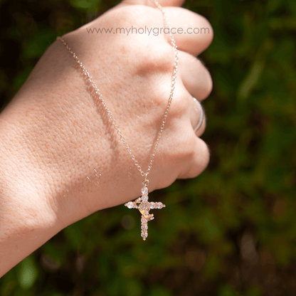 Zinnova™ Cross & Crown Necklace