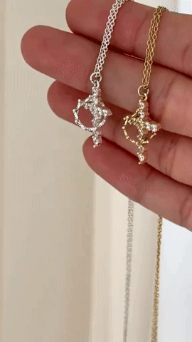 Zinnova™ Cross & Crown Necklace
