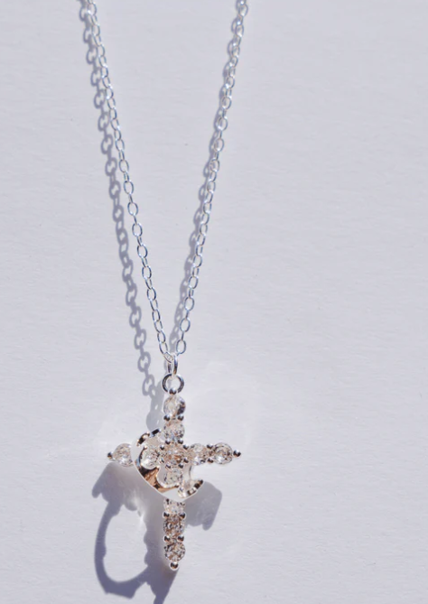 Zinnova™ Cross & Crown Necklace