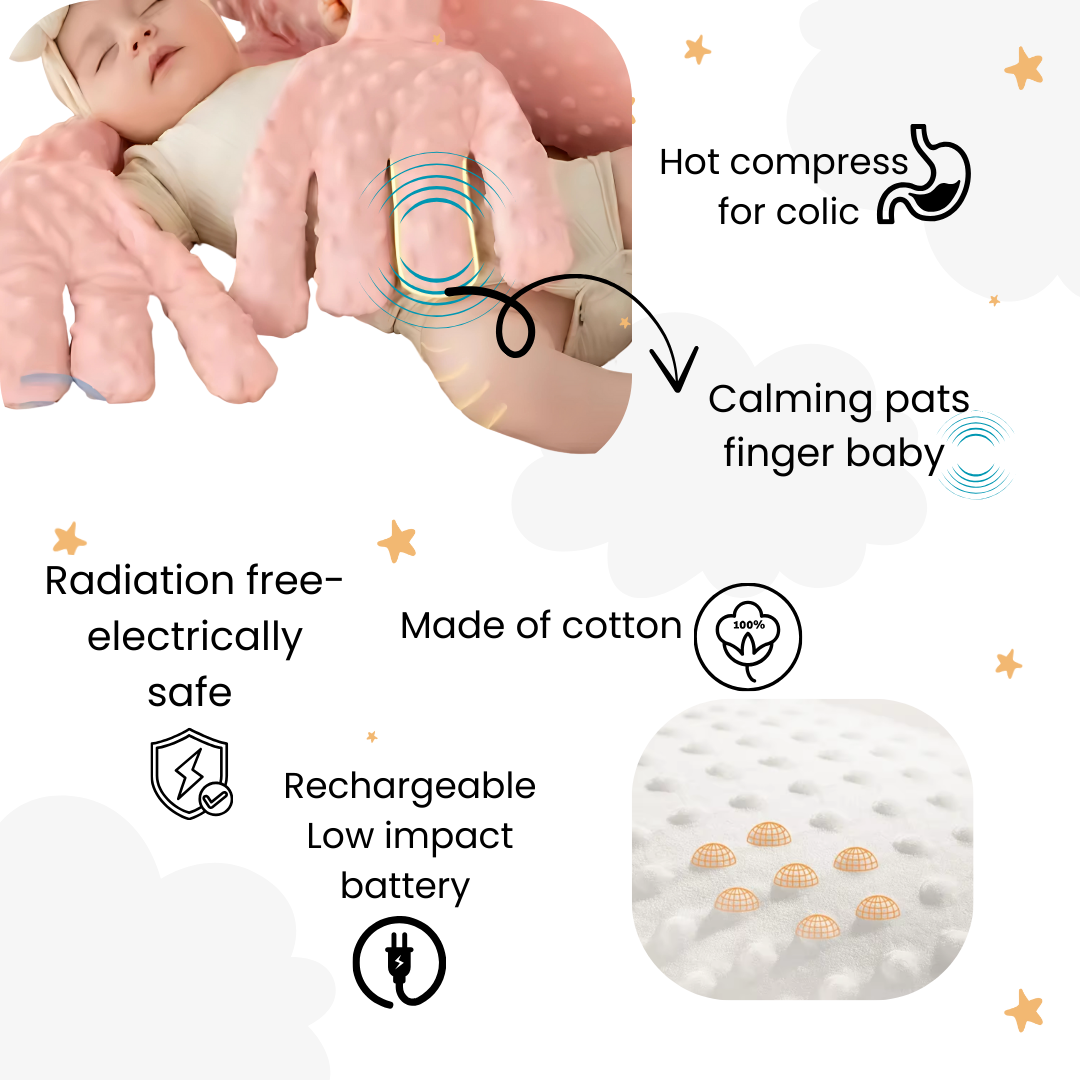 Mama’s Helper™ |The Gentle Pat Pillow for Peaceful Sleep💖