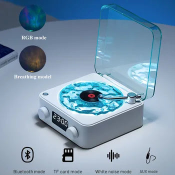 ZINNOVA™| Vinyl Bluetooth Speaker with Ambient Lights
