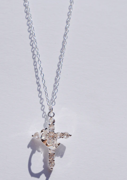 Zinnova™ Cross & Crown Necklace