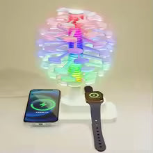 SpiralGlow RGB Charging Lamp
