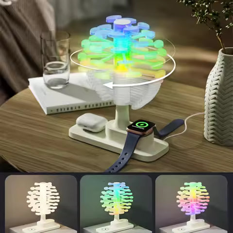 SpiralGlow RGB Charging Lamp